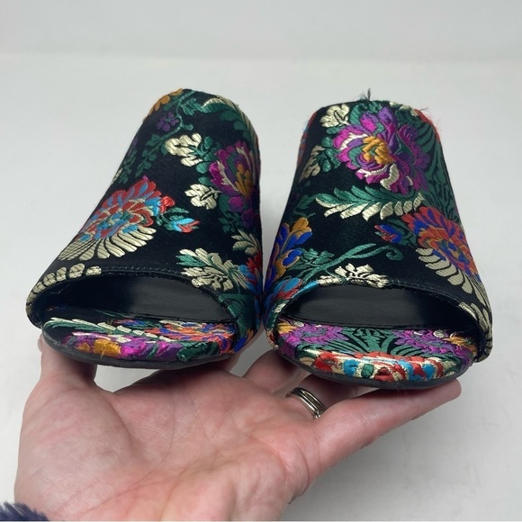 Christian Siriano for Payless Multi-Color Slip-On Open Toe Heels – Size 8.5 - Picture 5 of 10